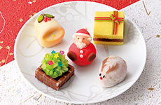 坪田さん提案のクリスマス和菓子