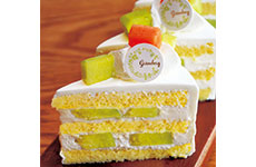 メロンのショートケーキ