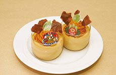 「黒糖と生姜のプリン」